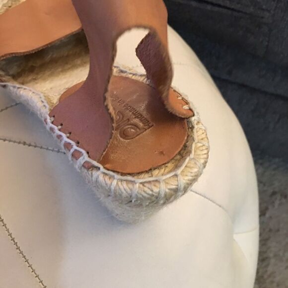 PICON GENUINE LEATHER WEDGE ESPADRILLE - Picture 7 of 8